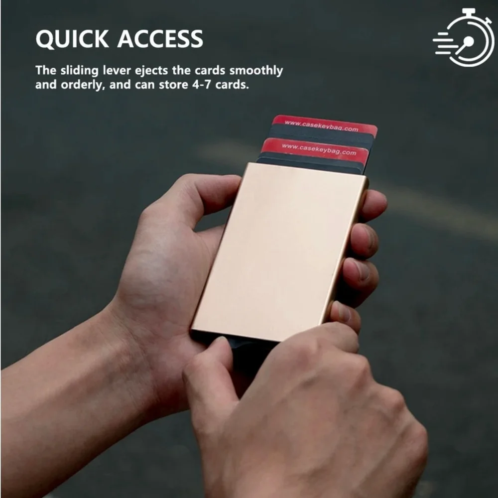 Minimalist card wallet- grey